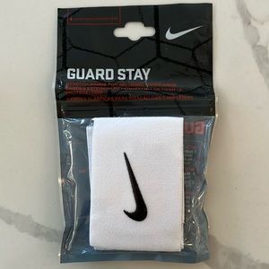 Nike Guard Stay White Shinguards Bands. OS. Brand New.